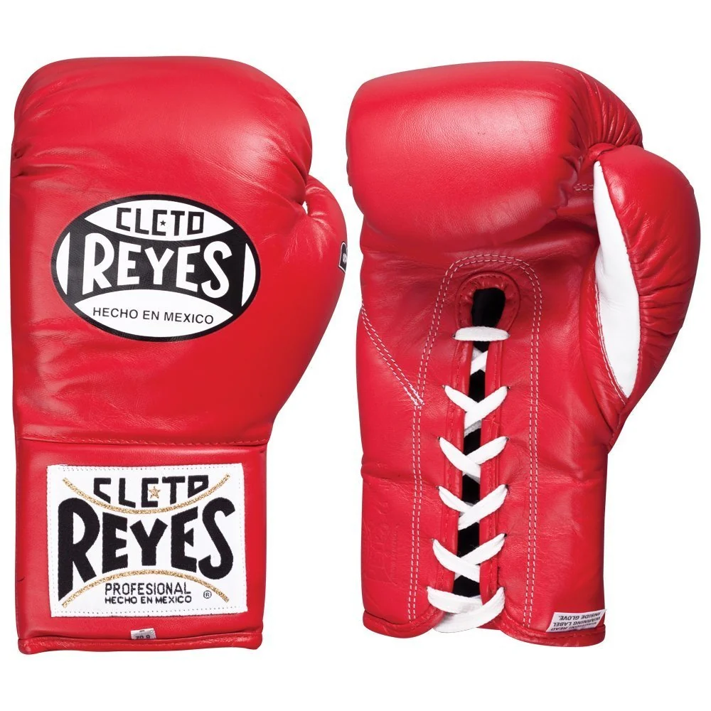 CLETO REYES FIGHT GLOVES TRADITIONAL LACE RED