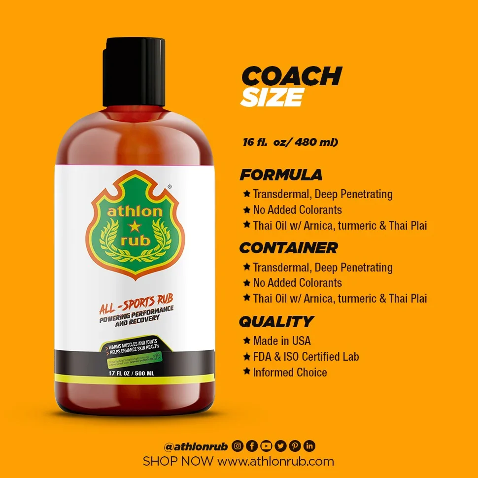 ATHLON RUB THAI OIL 17OZ BIG BOTTLE - Image 2