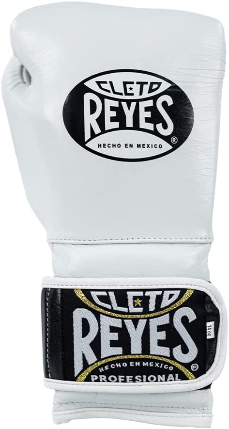 CLETO REYES GLOVES HOOK AND LOOP BOXING WHITE/BLACK - Image 5