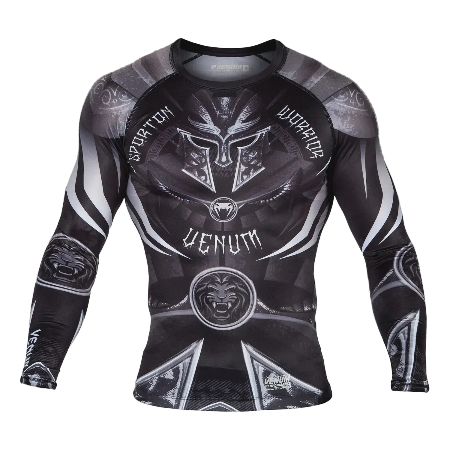 VENUM RASHGUARD GLADIATOR 3.0 L/S BLACK/WHITE