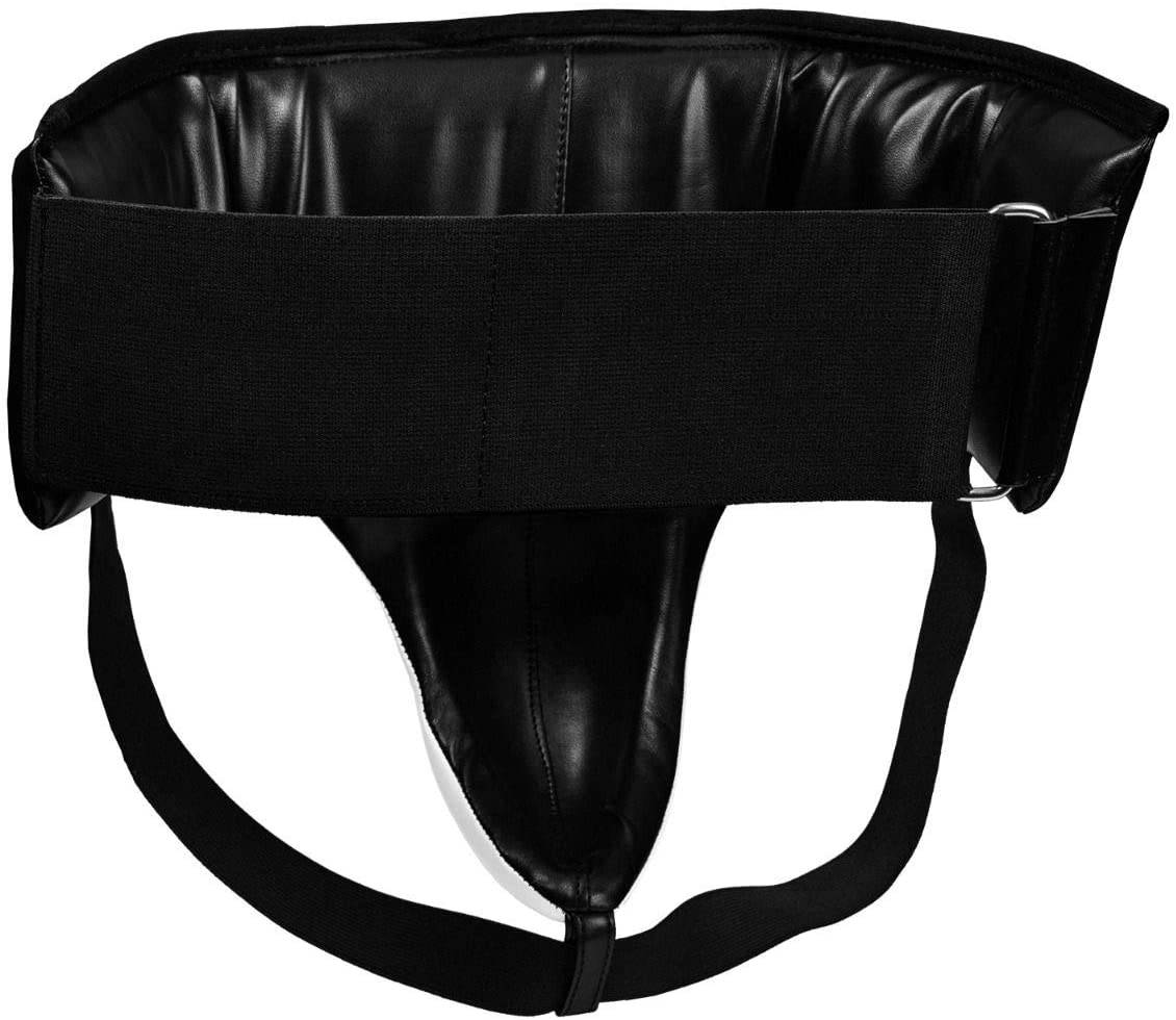 FIGHTING CUP DELUXE GROIN GUARD 2.0 - BLACK/WHITE - Image 3