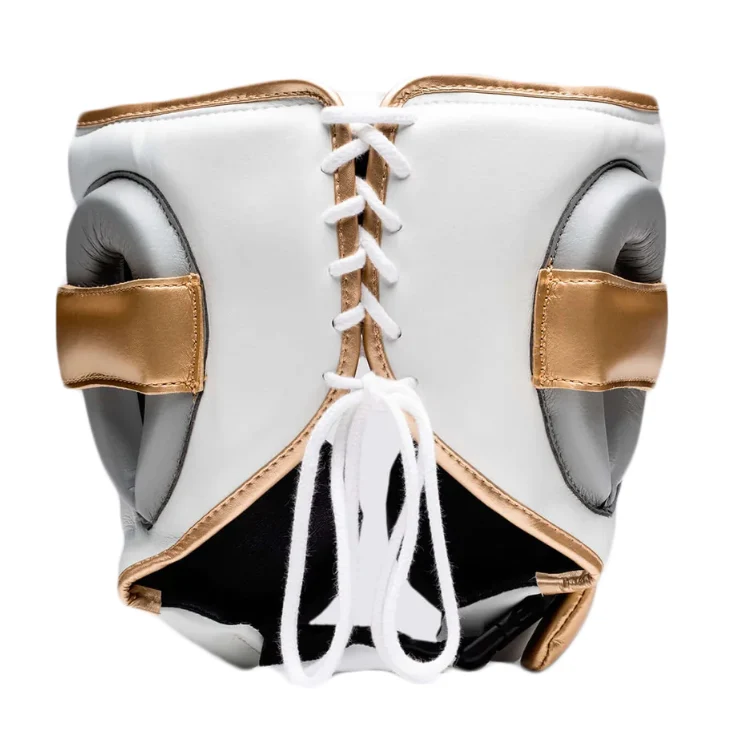 FLY HEADGEAR KNIGHT X CHEEK WHITE/GREY/GOLD - Image 3