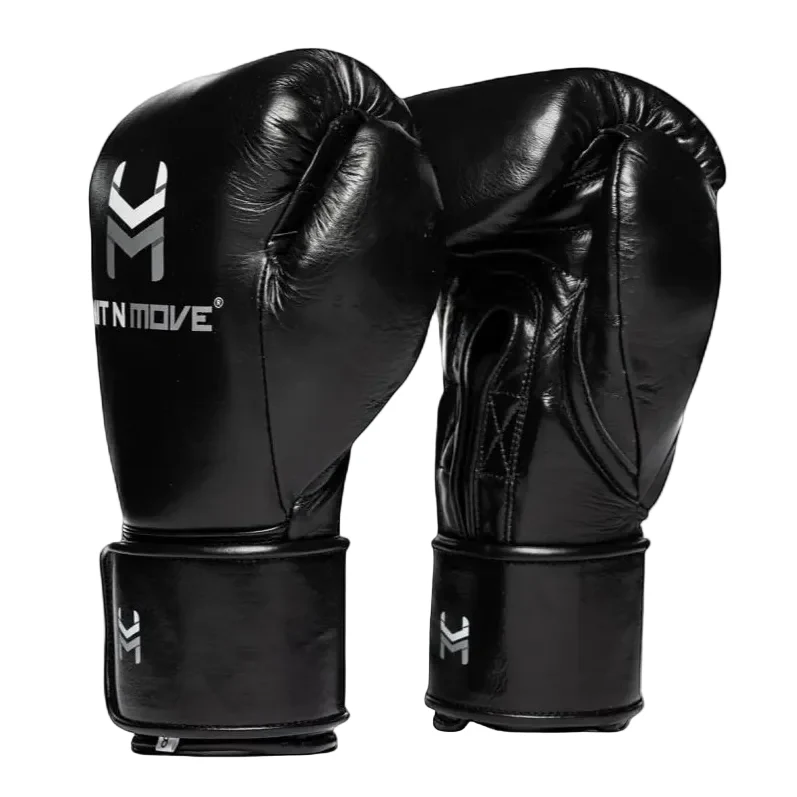 HIT N MOVE GLOVES HORSE HAIR SUVARI HOOK & LOOP BLACK