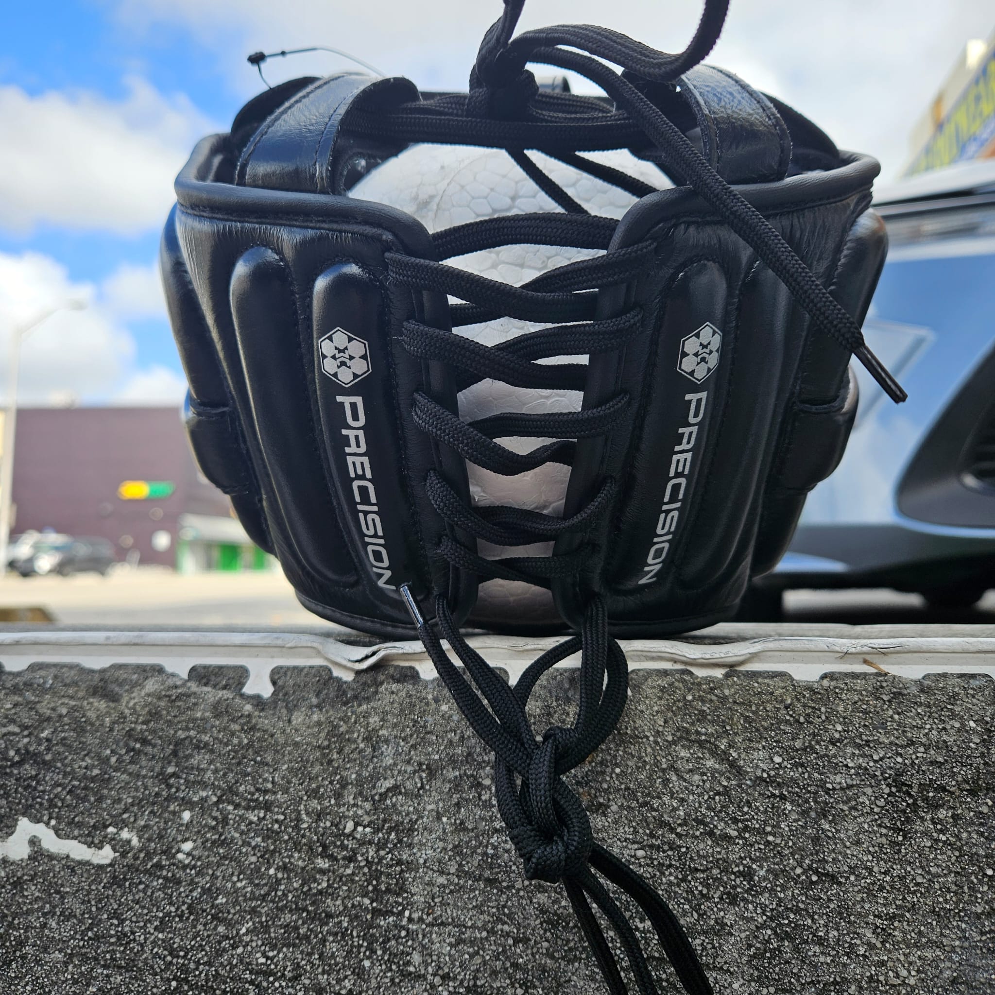 HIT N MOVE HEADGEAR AIR ARMOUR CHEEK BLACK SILVER - Image 3