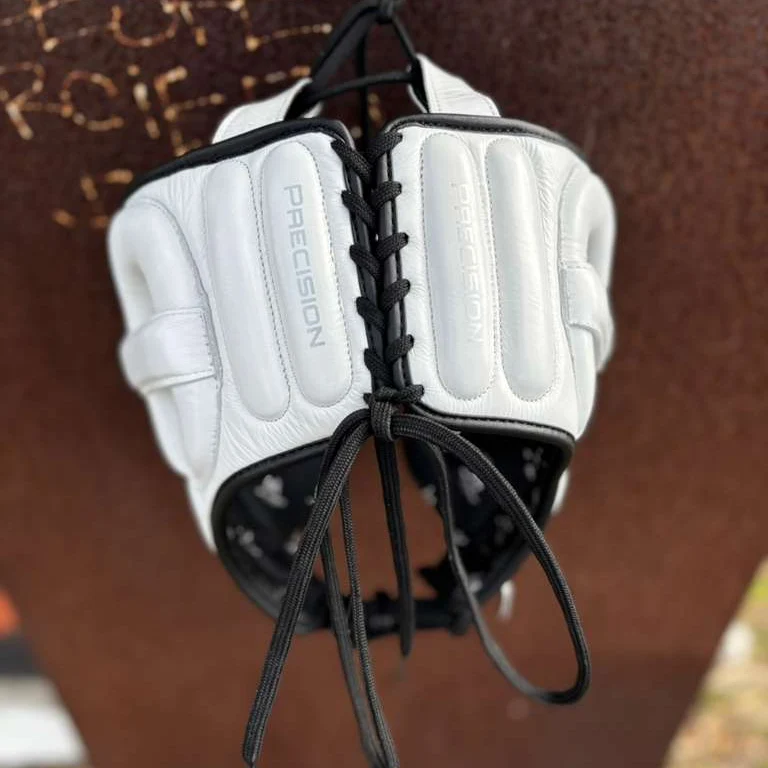 HIT N MOVE HEADGEAR AIR ARMOUR CHEEK WHITE SILVER - Image 4