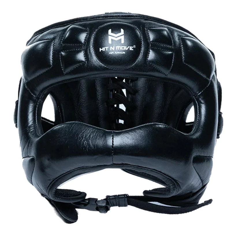 HIT N MOVE HEADGEAR FACE SAVER VISION BLACK /SILVER