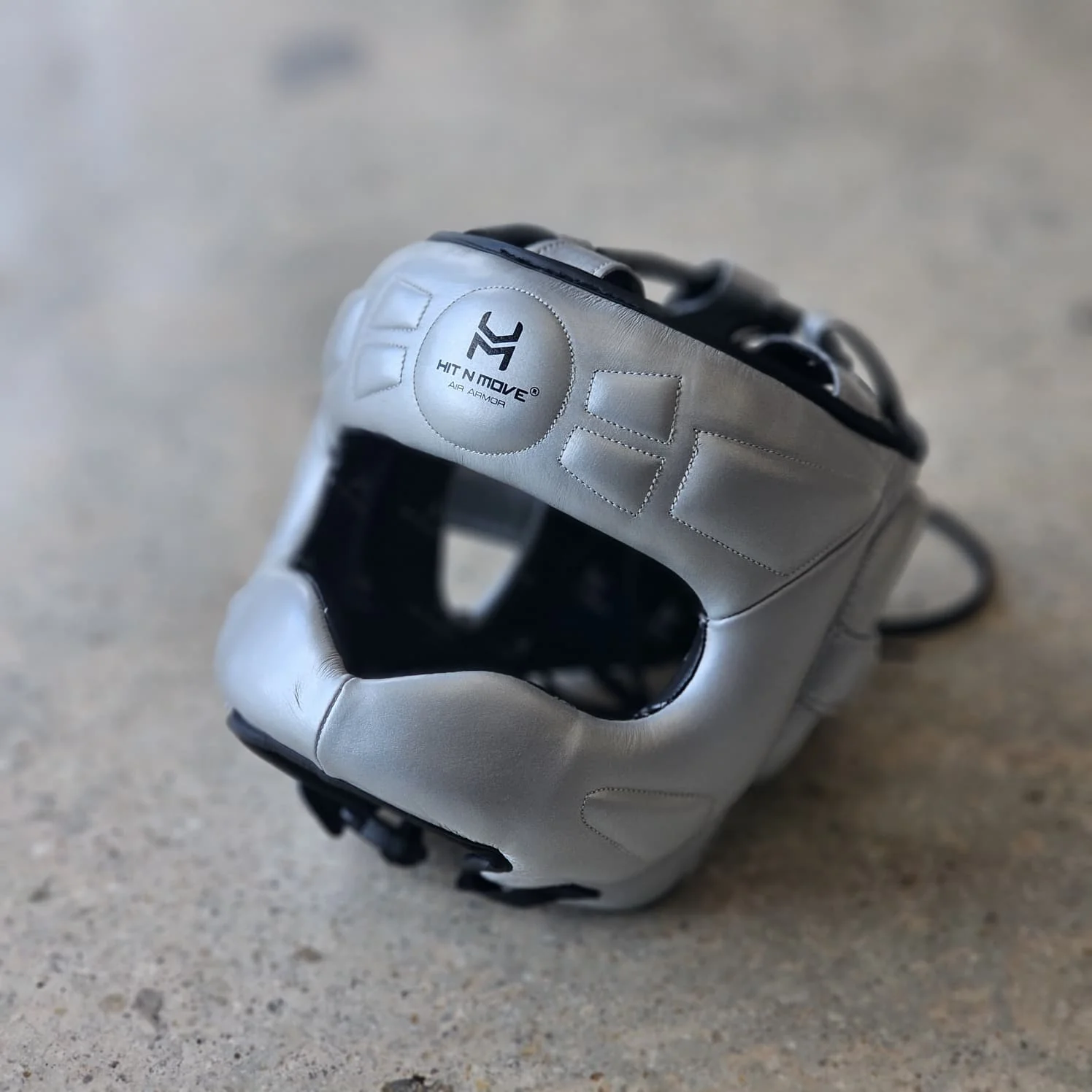 HIT N MOVE HEADGEAR FACE SAVER VISION SILVER - Image 2