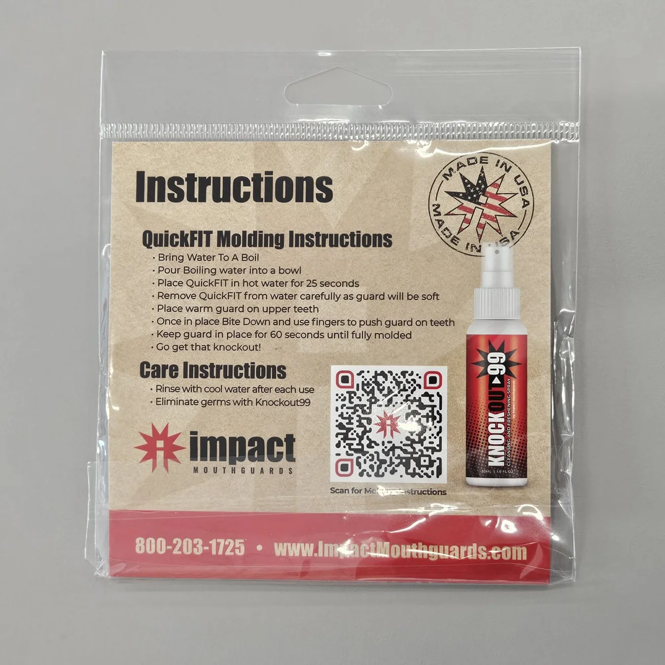 IMPACT MOUTHGUARD QUICKFIT USA GRAFFITI - Image 3