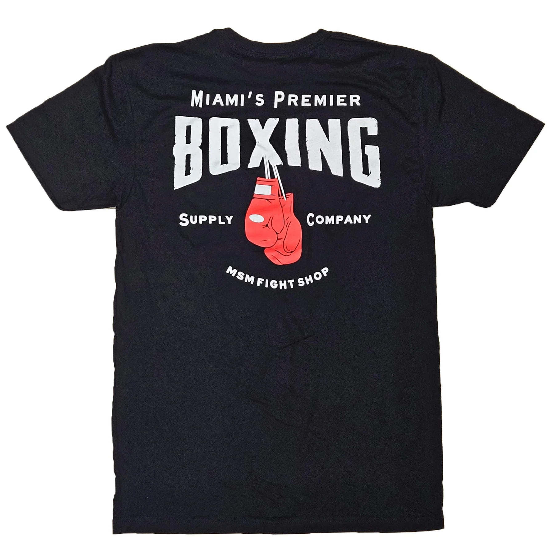 MSM SHIRT MIAMI'S PREMIER BOXING BLACK/WHITE - Image 3