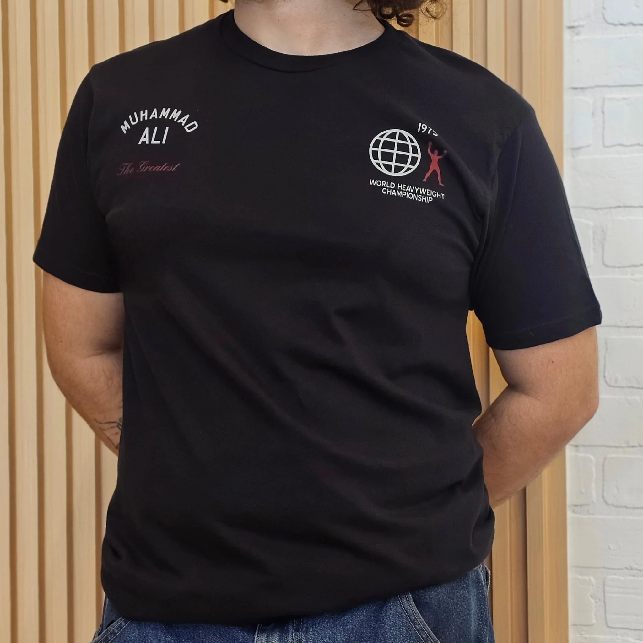 MUHAMMAD ALI SHIRT THRILLA IN MANILA BLACK - Image 2