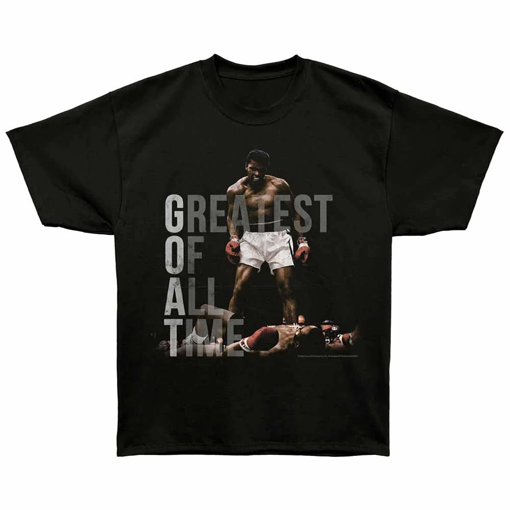 MUHAMMAD ALI SHIRT OVERSIZED HEAVYWEIGHT CHAMP BLACK/GREY
