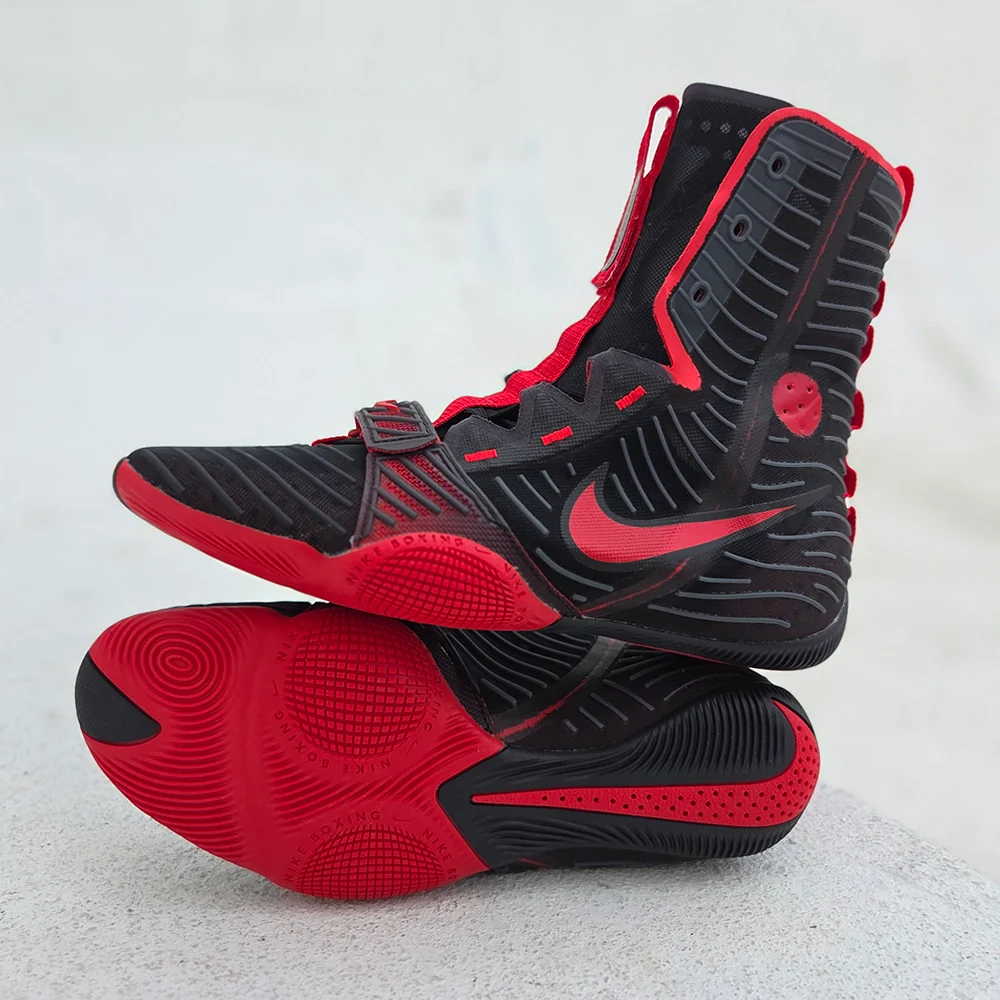 NIKE BOXING SHOES HYPERKO 3 BLACK/RED - Image 4