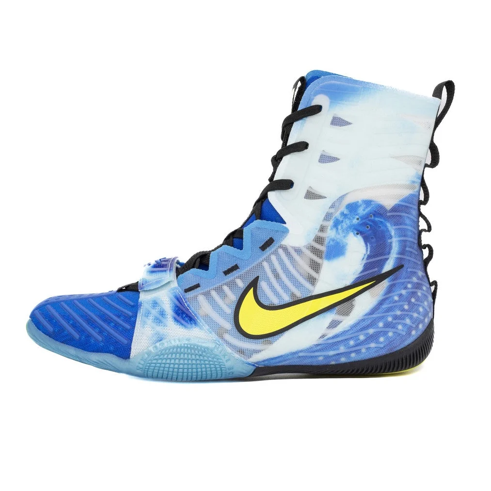 NIKE BOXING SHOES HYPERKO 3 LIMITED EDITION BLUE/SONIC YELLOW