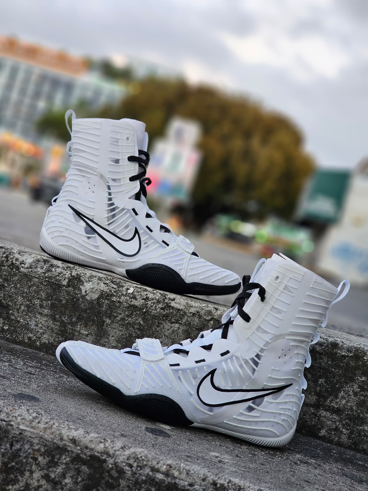 NIKE BOXING SHOES HYPERKO 3 WHITE/BLACK - Image 3
