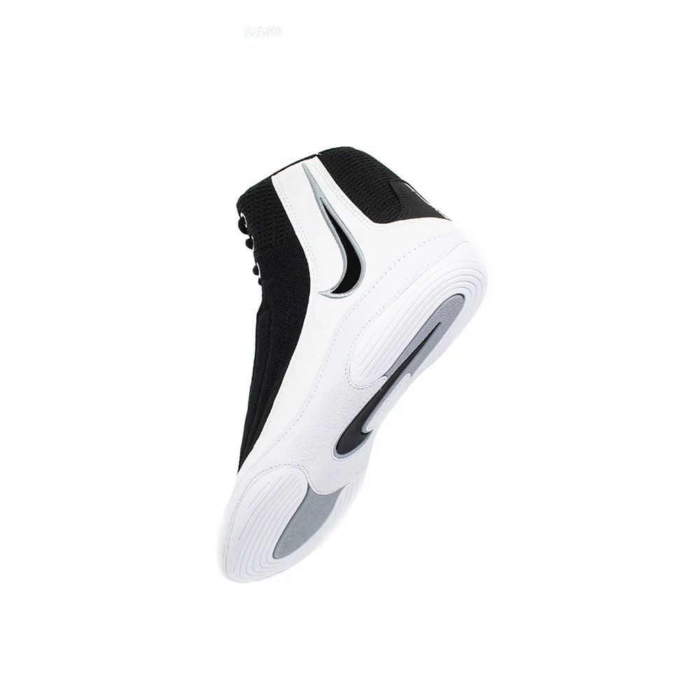 NIKE WRESTLING SHOES INFLICT 4 WRESTLING BLACK/WHITE/GREY - Image 5