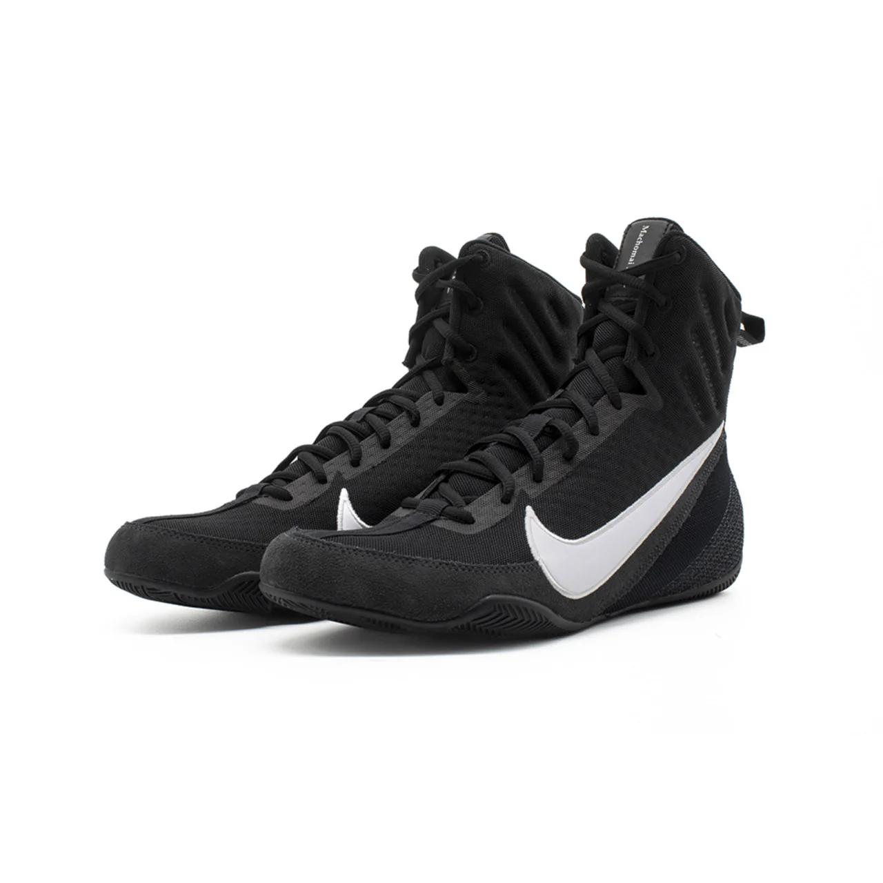 NIKE BOXING SHOES MACHOMAI 3 BLACK/WHITE - Image 4