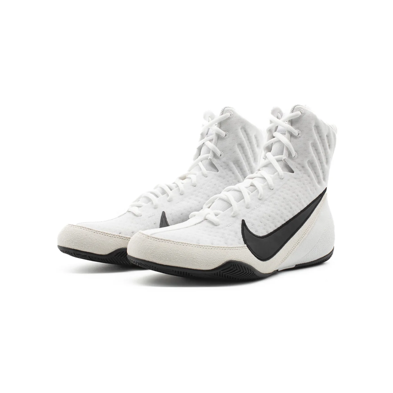 NIKE BOXING SHOES MACHOMAI 3 WHITE/BLACK - Image 4