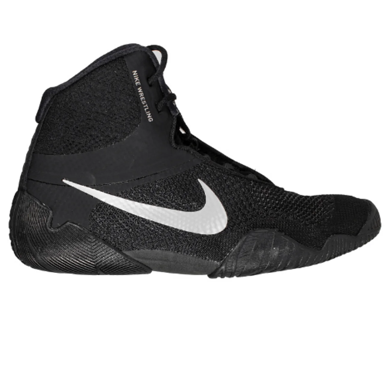 NIKE WRESTLING SHOES TAWA WRESTLING BLACK/SILVER - Image 4