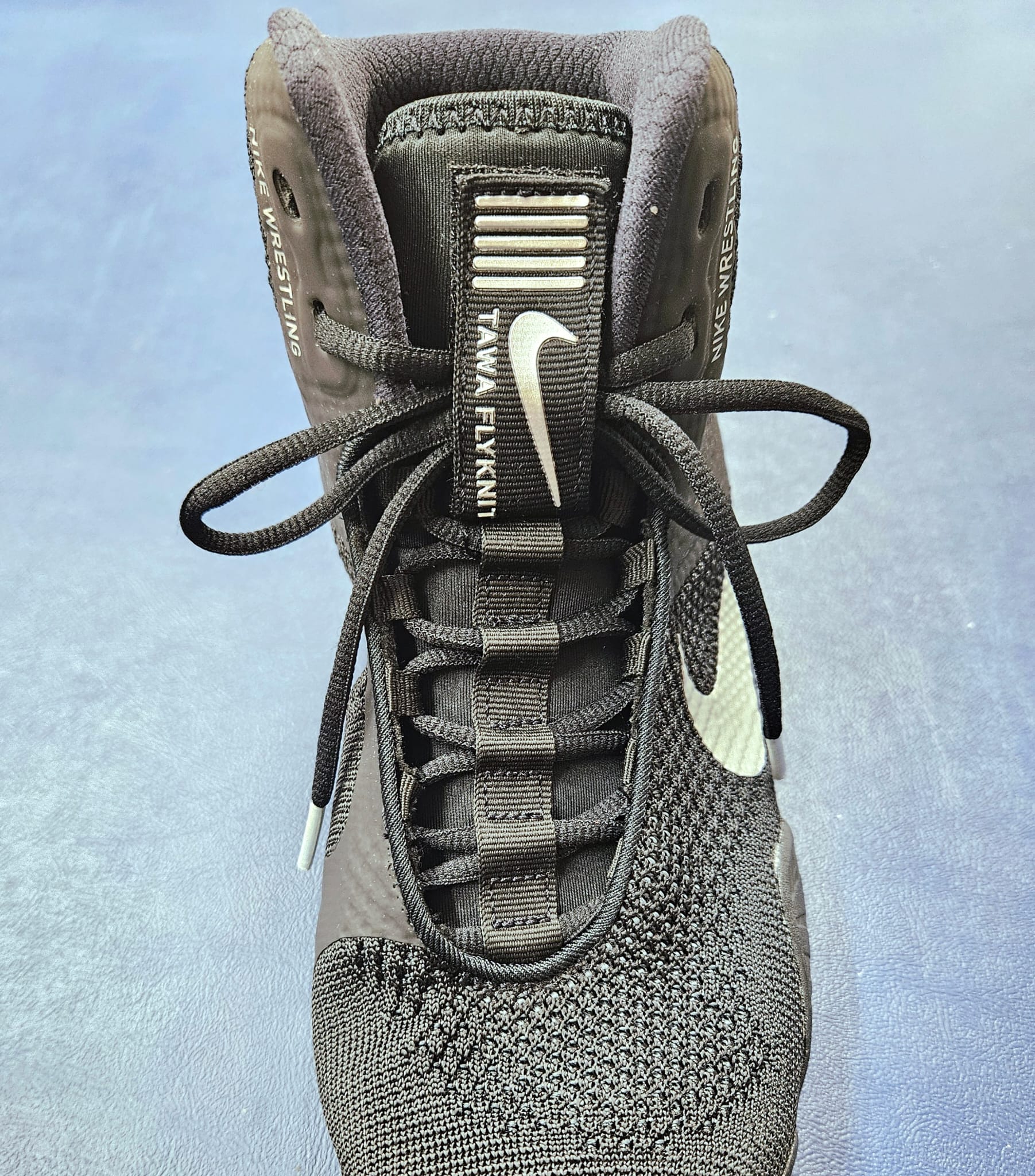 NIKE WRESTLING SHOES TAWA WRESTLING BLACK/SILVER - Image 6
