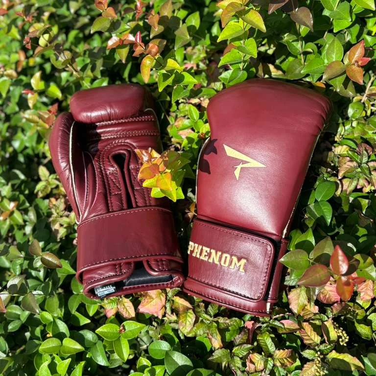 PHENOM BOXING GLOVES SG-235S HOOK LOOP OXBLOOD BURGUNDY - Image 2
