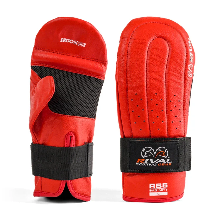 RIVAL BAG GLOVES RB5 LEATHER RED