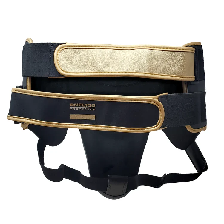 RIVAL BOXING CUP RNFL100 GROIN PROTECTOR BLACK/GOLD - Image 3