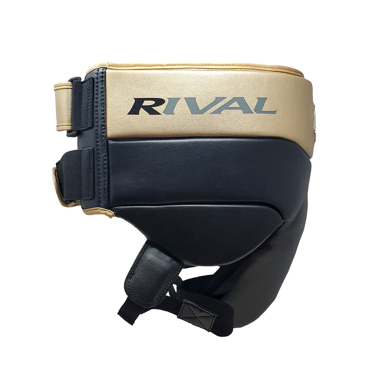 RIVAL BOXING CUP RNFL100 GROIN PROTECTOR BLACK/GOLD - Image 4