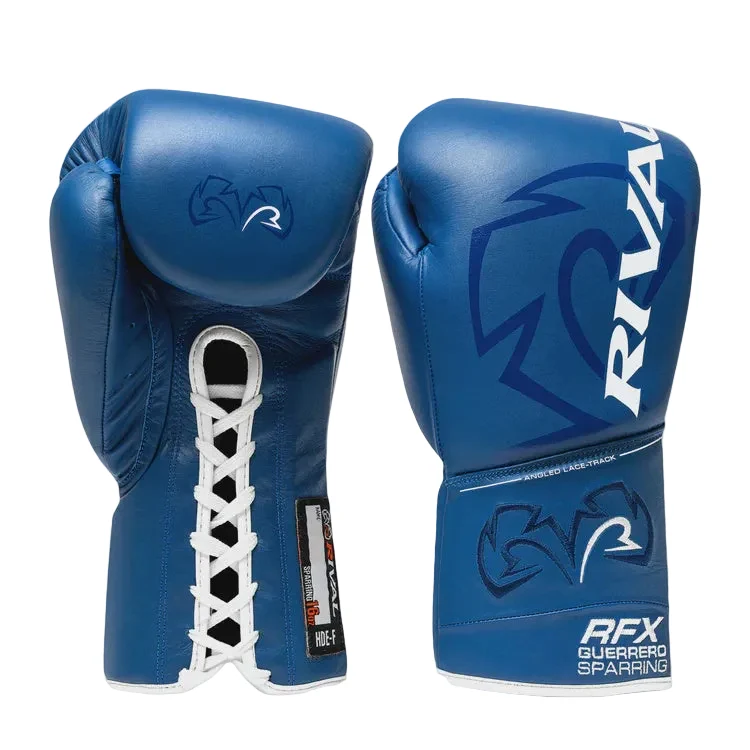 RIVAL GLOVES GUERRERO SPARRING LACE HDE-F BLUE/WHITE