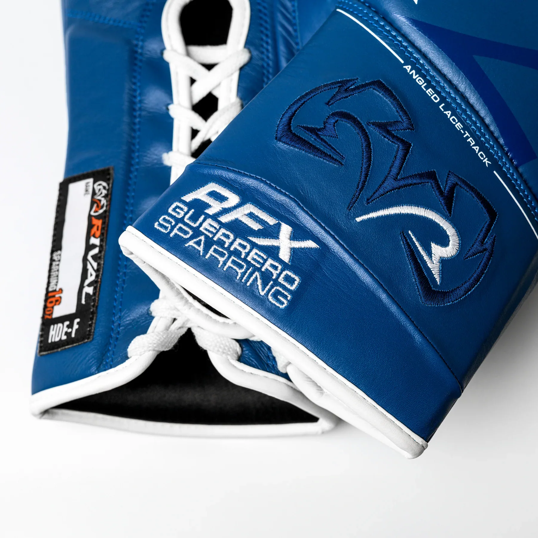 RIVAL GLOVES GUERRERO SPARRING LACE HDE-F BLUE/WHITE - Image 2
