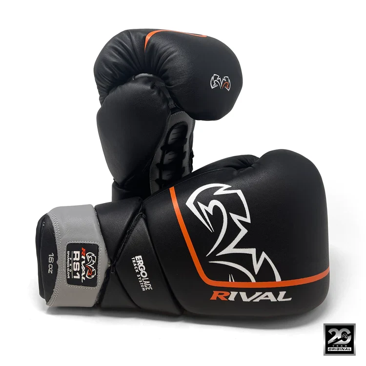 RIVAL GLOVES RS1 V2 BOXING LIMITED EDITION LACE BLACK/GREY - Image 3