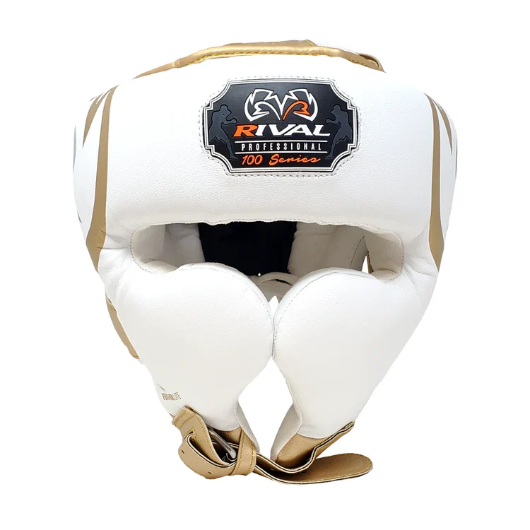 RIVAL HEADGEAR RHG100 LIMITED EDITION WHITE/GOLD