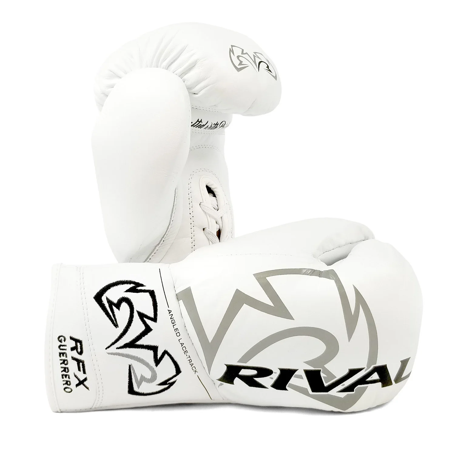 RIVAL GLOVES LACE RFX GUERRERO PRO FIGHT HDE-F WHITE