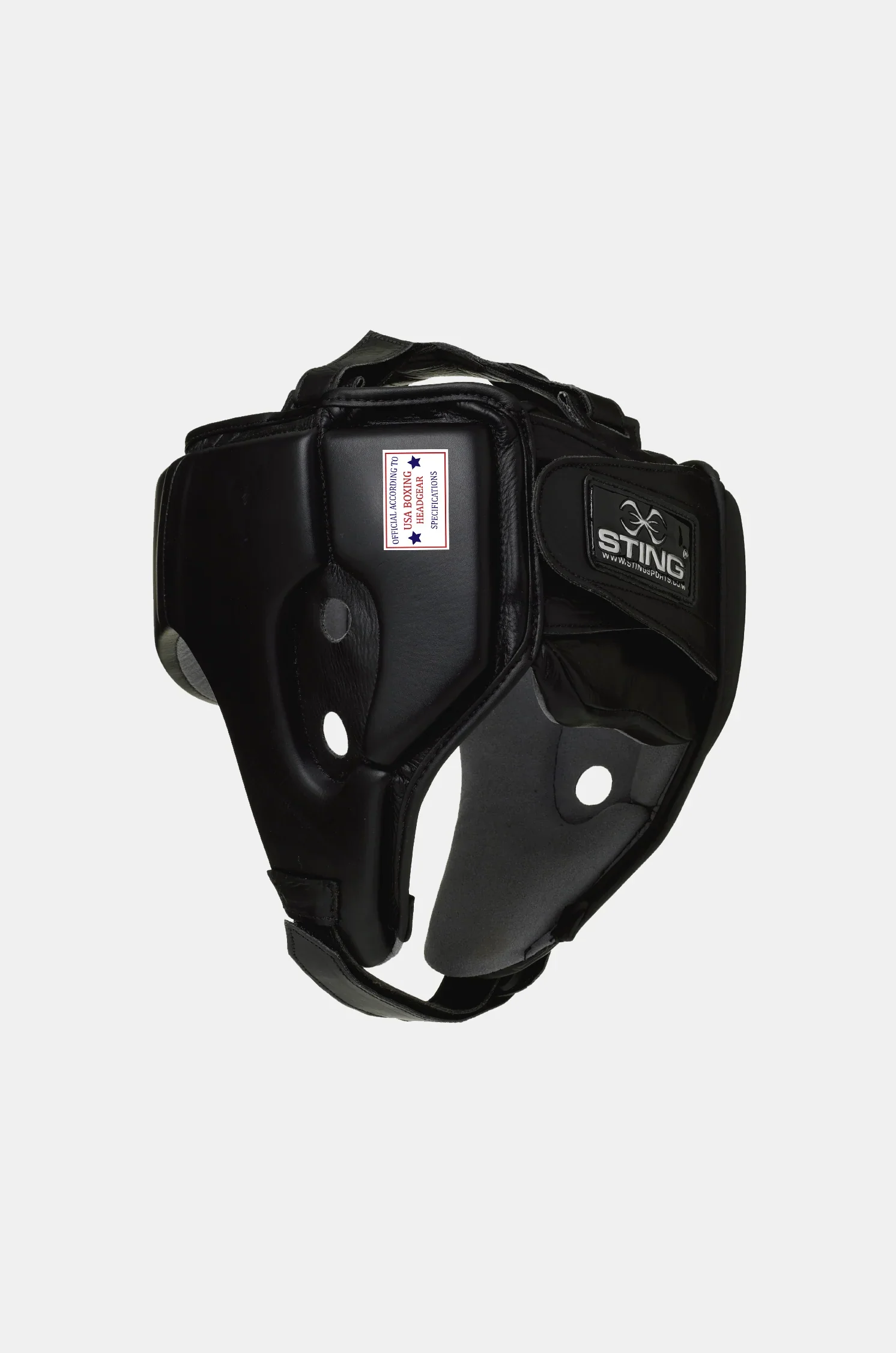 STING HEADGEAR USA BOXING APPROVED OPEN FACE BLACK - Image 6