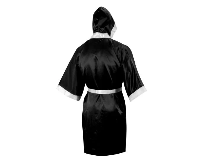 TITLE BOXING ROBE FULL LENGTH BLACK/WHITE - Image 3