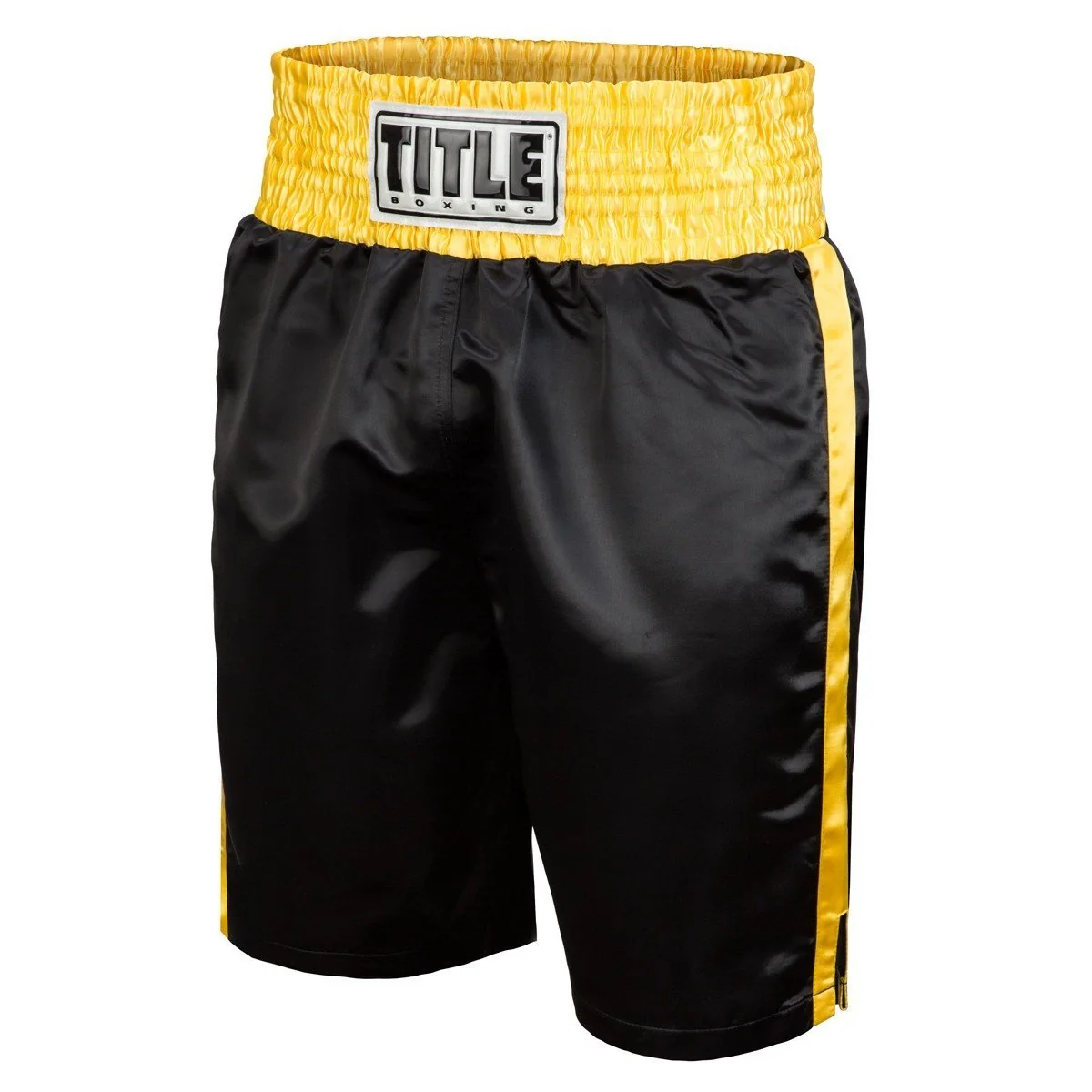 TITLE BOXING SHORTS EDGE 2.0 BLACK/YELLOW