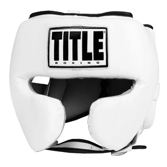 TITLE HEADGEAR LEATHER SPARRING JAPAN STYLE - WHITE - Image 3