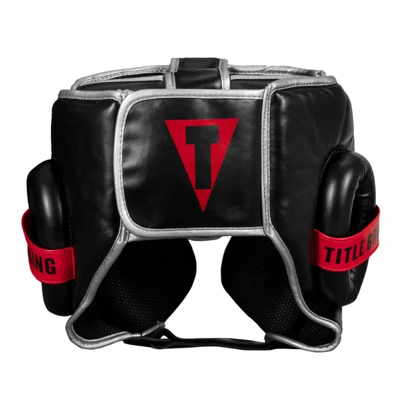 TITLE HEADGEAR VALIANT TRAINING - BLACK/RED/SILVER - Image 4