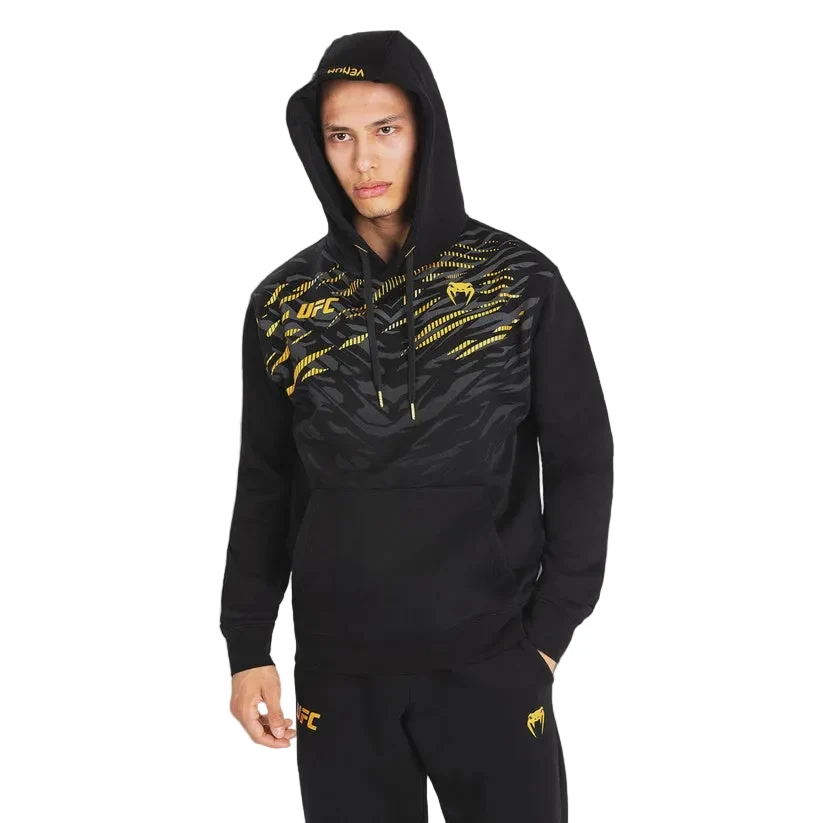 UFC HOODIE BY VENUM FUSION PULLOVER BLACK/GOLD