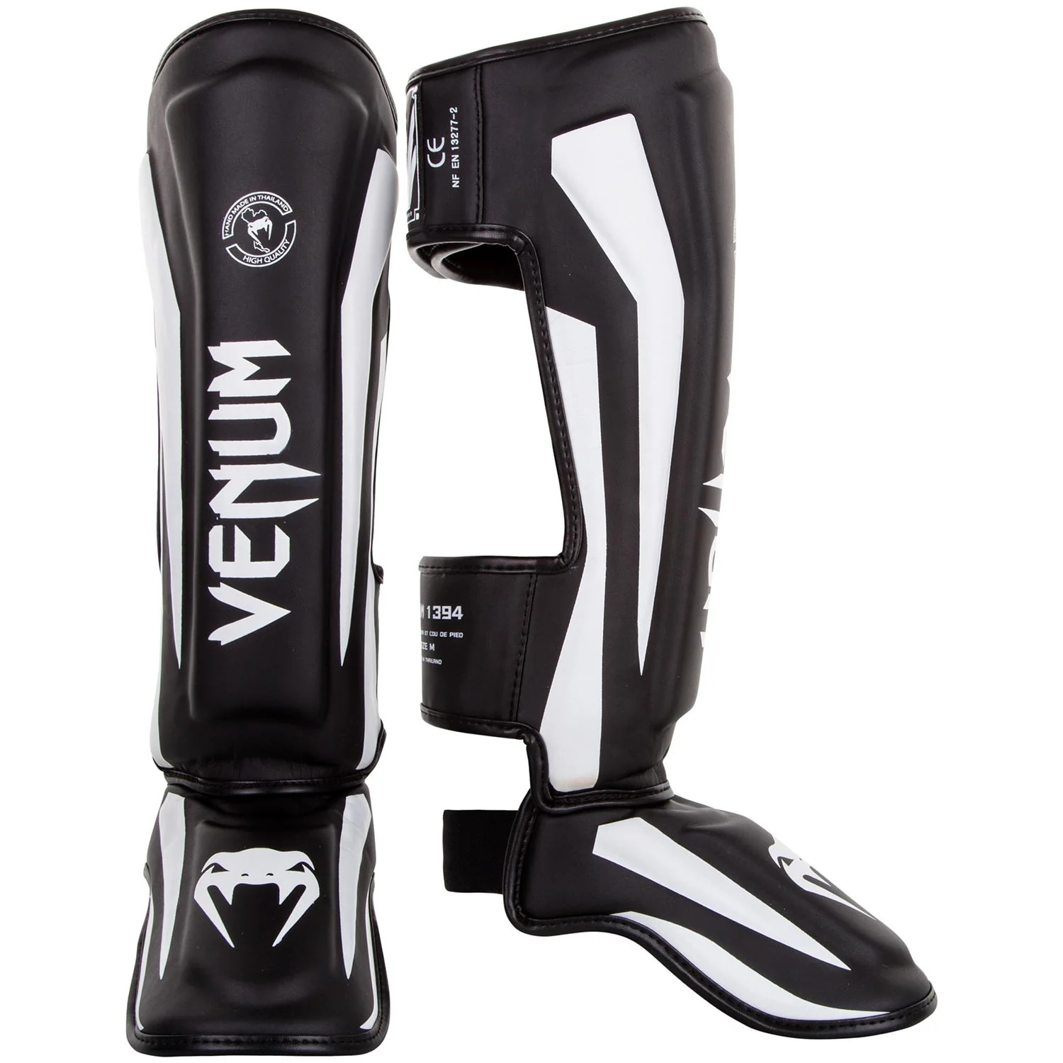 VENUM SHINGUARDS ELITE BLACK/WHITE