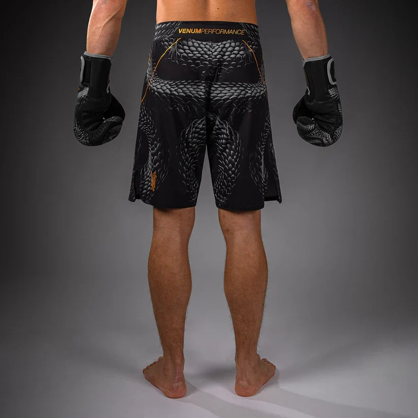 VENUM FIGHT SHORTS MMA MATUPA BLACK/GREY/GOLD - Image 3