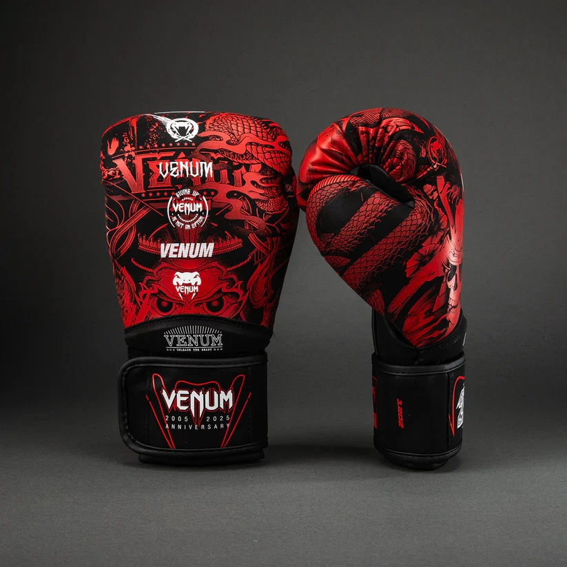 VENUM GLOVES 20th ANNIVERSARY BLACK / RED - Image 3
