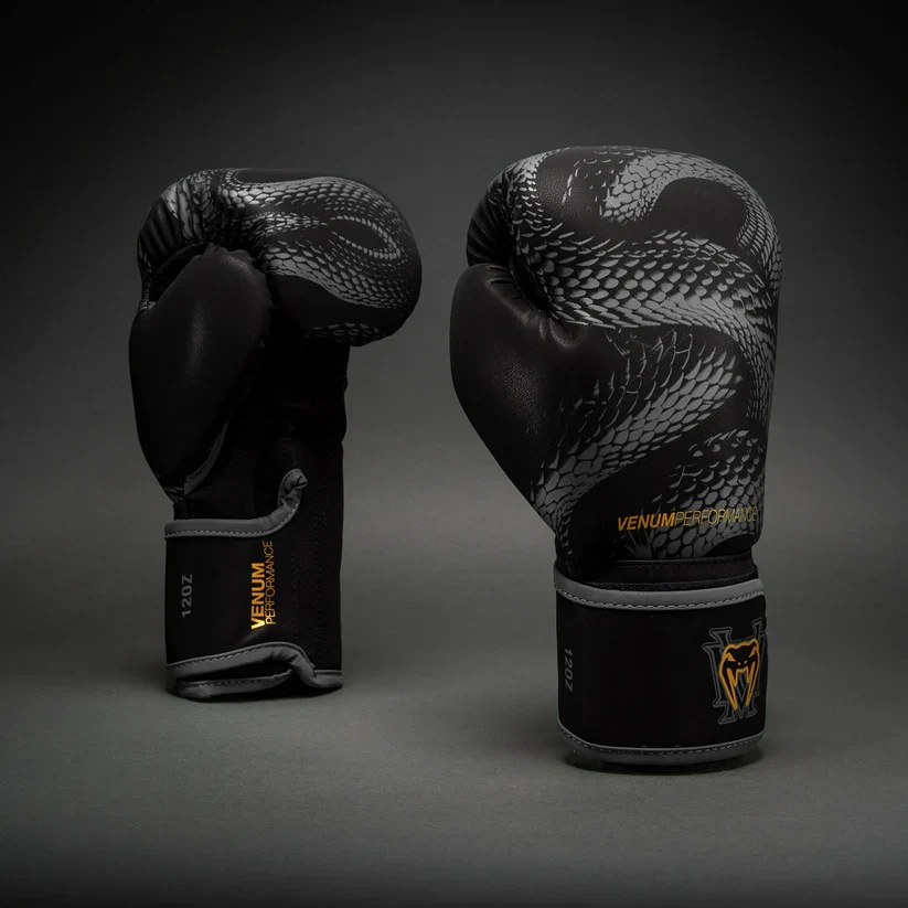 VENUM GLOVES MATUPA BOXING BLACK/GREY - Image 3