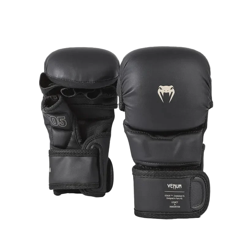 VENUM MMA GLOVES IMPACT EVO SPARRING BLACK