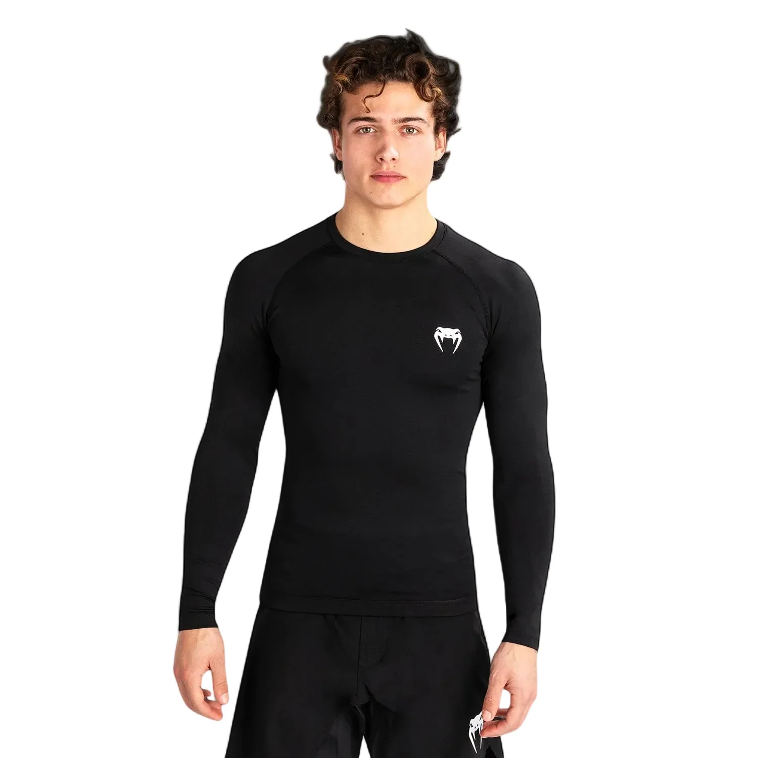 VENUM RASHGUARD L/S CONTENDER BLACK
