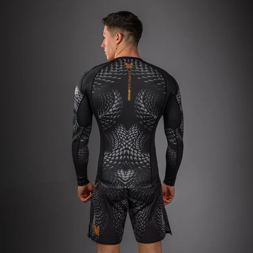 VENUM RASHGUARD L/S MATUPA BLACK/GREY/GOLD - Image 3