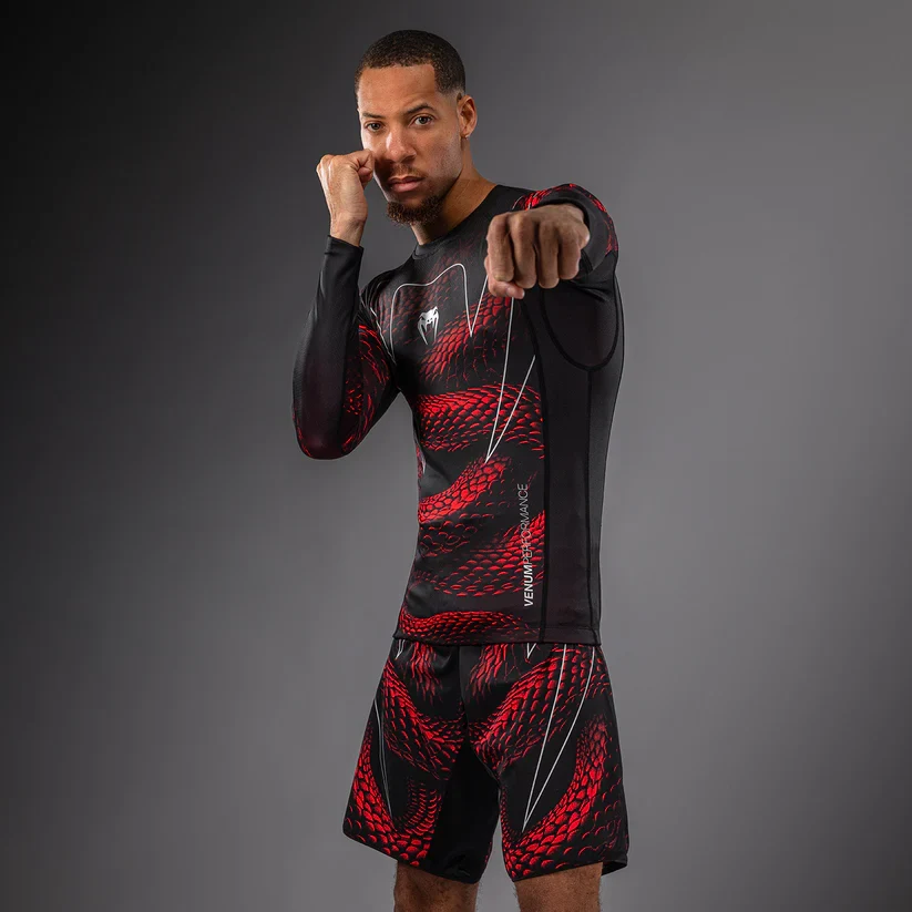 VENUM RASHGUARD L/S MATUPA BLACK/RED - Image 3