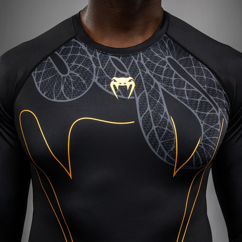 VENUM RASHGUARD L/S SERPENTI BLACK/GOLD - Image 4