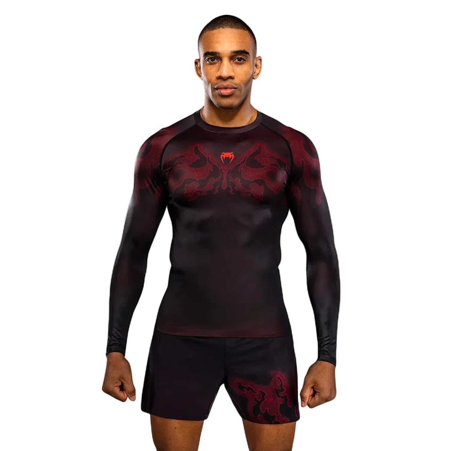 VENUM RASHGUARD L/S SPECTRE BLACK/RED