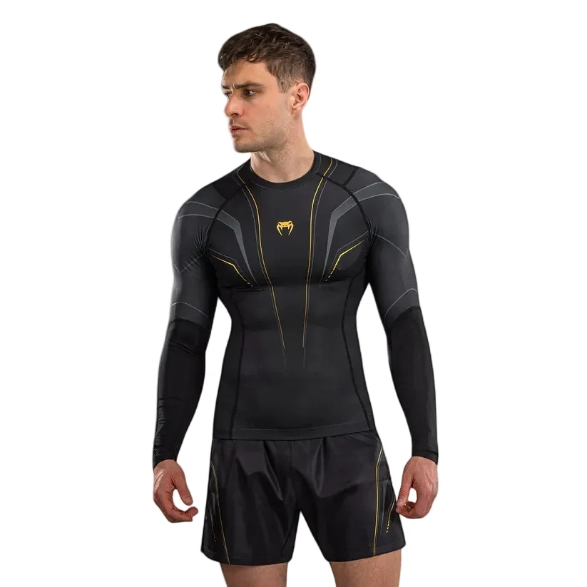 VENUM RASHGUARD L/S STREAMLINE BLACK/GOLD