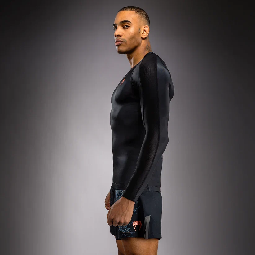VENUM RASHGUARD L/S THUNDER DRAGON BLACK/GREY/COPPER - Image 5